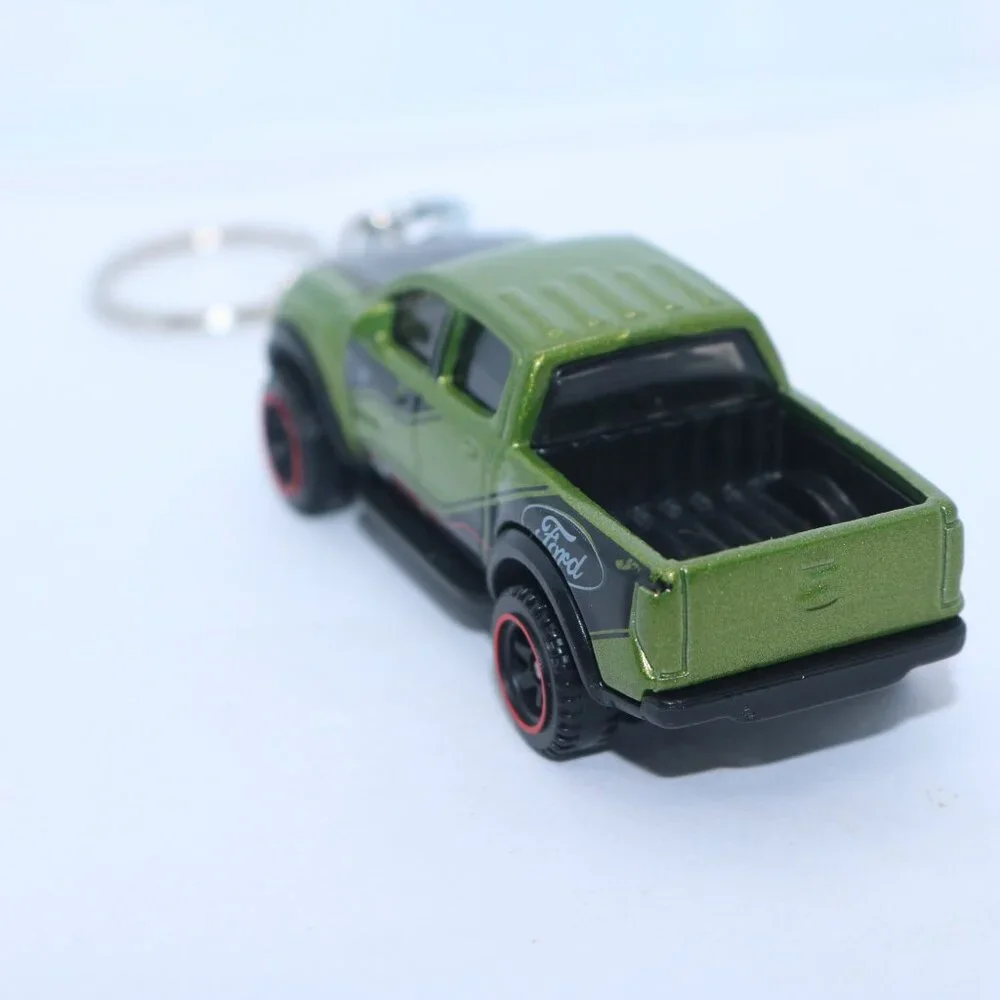 Hot Wheels 2019 Ford Raptor Truck custom keychain 1/64 scale